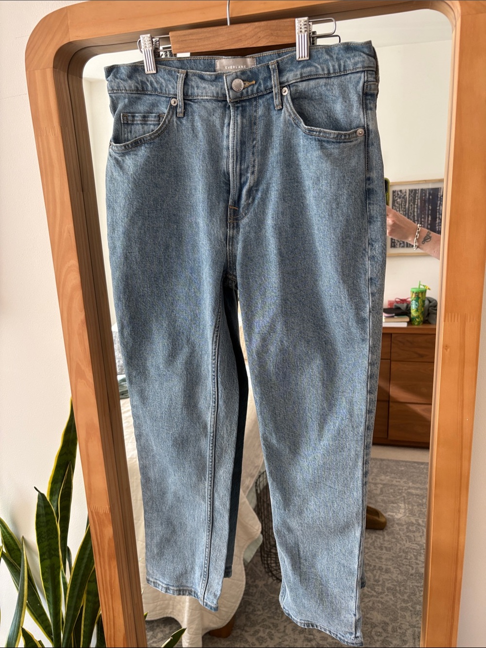 Everlane Light Blue Ankle Crop Jeans